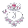 thumbnail image 1 of Parure de bijoux roses 4 pièces - Kit de costume, 1 of 5
