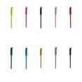 thumbnail image 4 of 100 Pcs Bracelet d'Identité Multicolore Accessoires de Voyage Polyvalents Parc d'Attractions Bandes Anti-Perte Pendentif Bracelet à Usage Unique Rose Rouge, 4 of 7