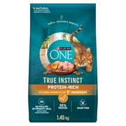 Purina ONE True Instinct Grain Free Chicken, Dry Cat Food 1.45kg