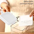 thumbnail image 2 of Clear Plastic Sealed Food Tank Moisture-proof Fresh-keeping Storage Box Snack Cereal Jar Container  Yellow  M, 2 of 10