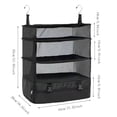 thumbnail image 2 of Home Textile Storage Organizer for Travel and Closet – Foldable Hanging Luggage Shelves with Large Capacity Pack More In Your Suitcase for Travel or Hanging, 2 of 3
