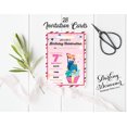 thumbnail image 3 of Darling Souvenir Pink Birthday Invitation Card Printable Fill or Write In Blank Invites Party Supplies Pack Of 28 5 x 7 Inches, 3 of 5