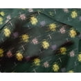 thumbnail image 4 of oneOone Silk Tabby Fabric Ikat Style Kasuri Printed Craft Fabric BTY 42 Inch Wide, 4 of 4