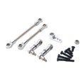 thumbnail image 1 of mmirethe Steering Link Rod Pull Rods Servo Links Linkage 28T Servo Arm For 1/28 Wltoys K969 Pull Rods Metal Upgrade Adjustable silver 1Set, 1 of 6