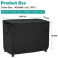 thumbnail image 1 of Waterproof Outdoor Prep Movable Dining Cart Pizza Oven Patio Grill Table Cover, 1 of 9