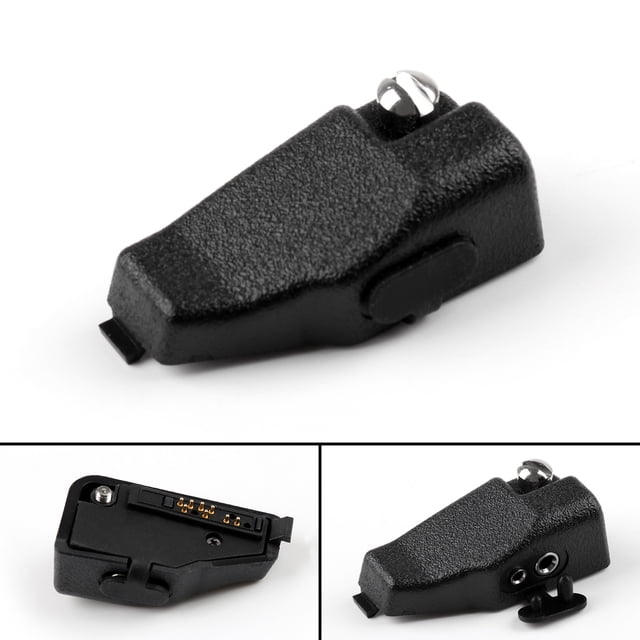 1x Multi Pin To 2 Pin Earpiece Adapter For Kenwood Radio TK280/380/385/3180