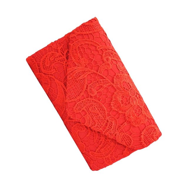 Women Shoulder Bag Portable Replacement Shoulder Bag Fashionable Solid Color Stylish Fashionable Banquet Rectangular Girls Envelope Pouch Clutches Red