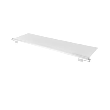 VEVOR 1" to 13' Awning Fabric Replacement White Slide Topper Awning for RVs