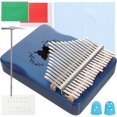 thumbnail image 3 of Weiweiguan 1 Ensemble Piano à Pouce Portable Kalimba 21 Touches Instrument de Musique (Bleu), 3 of 6