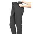 thumbnail image 1 of Silvert's Pantalon Gab à Côté Ouvert pour Femmes, Gris Fumée, m, 1 of 2