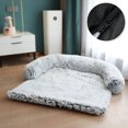 thumbnail image 1 of TopLLC Comfortable Plush Kennel Dogs Pet Litter Deep Sleep PV Litter Sleeping Bed, 1 of 2