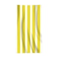 thumbnail image 1 of Yellow Microfiber Beach Towel Yellow Stripe Large Size 80X160Cm #0ROR0, 1 of 8