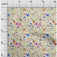 thumbnail image 2 of oneOone Georgette Viscose Medium Blue Fabric Tool Sewing Craft Projects Fabric Prints By Yard 42 Inch Wide, 2 of 4