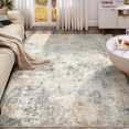 thumbnail image 1 of x Area Rug Living Room Rugs - Washable Neutral Modern Abstract Soft Thin Large Rug Indoor Floor No Slip Rug Carpet for Bedroom Under Dining Table Home Office Decor -, 1 of 8