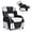 White, variant on Costway Kids Youth Gaming Sofa Recliner w/Headrest & Footrest PU Leather Blue