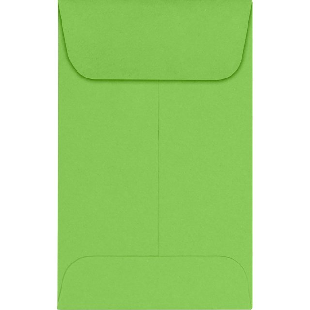 LUXPaper #1 Coin Envelopes | 2 1/4" x 3 1/2" | Limelight Green | 80lb. Text | 500 Qty