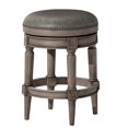 thumbnail image 1 of Maven Lane Pullman Backless Counter Stool, Reclaimed Oak w/ Ronan Stone Vegan Leather, 1 of 6