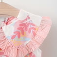thumbnail image 3 of Vêtements pour Tout-Petites Filles Robe pour Tout-Petites Filles Imprimé Robe Bébé Sans Manches Débardeur Robe Mignonne Col Claudine Robe Princesse + Sac Cartable, 3 of 9