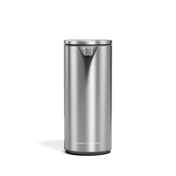 Simplehuman 9 oz. Touch-Free Automatic Rechargeable Liquid Sensor Pump, Sensor Soap Dispenser, Brushed Stainless Steel