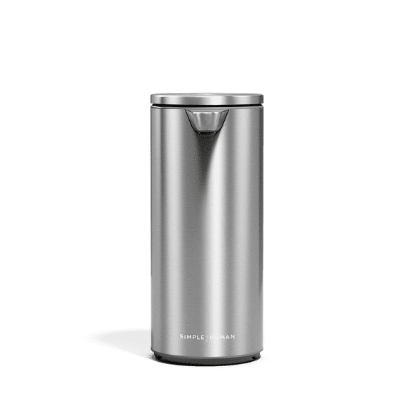 Simplehuman 9 oz. Touch-Free Automatic Rechargeable Liquid Sensor Pump, Sensor Soap Dispenser, Brushed Stainless Steel