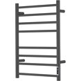 thumbnail image 2 of Electric Towel Warmer - Wall Mounted Bathroom Heated Towel Rack  Plug-in Design & Brushed Stainless  Finish, 2 of 5