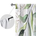 thumbnail image 3 of Innerwin Rideaux Protection UV Draperies Isolées Thermiquement Occultantes Imprimé Floral Rideau de Fenêtre Écoénergétique Imperméable Poche pour Tringle Panneau Moderne Vert Pâle 260x210cm/102.36x82.68 Pouces LxH, 3 of 6