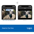 thumbnail image 2 of Tapo TP-Link Smart Video Doorbell Camera Wired, 2K 5MP, Color Night Vision, 180° Ultra-Wide FOV, 2-Way Audio, Free AI Detection, Cloud & SD Card Storage, Works w/Alexa & Google Home, D130, 2 of 7