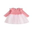 thumbnail image 1 of Robes en Tulle à Manches Longues et Col Rond à Pois pour Bébés Filles, 1 of 9