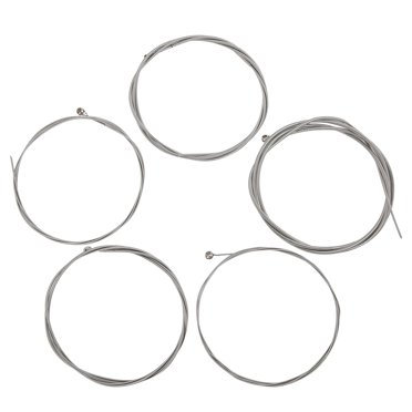 Corde de Fin de Balle Plaquée Nickel, Cordes de Basse Électriques 5 Cordes d'Enroulement en Alliage de Nickel Cordes de Basse Ensembles de Cordes Design Rationalisé