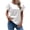 Blanc, variante sur Mes Commandes chez Walmart Hauts d'Été pour Femmes Col en V T-Shirts Boho T-Shirts Graphiques Chemises Tendance d'Été Blouses Grande Taille Manches Longues Chic Décontracté Hauts Froncés Hauts Tricotés