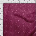 thumbnail image 2 of oneOone Georgette Viscose Fabric Dot & Flower Floral Decor Fabric Printed BTY 42 Inch Wide, 2 of 4