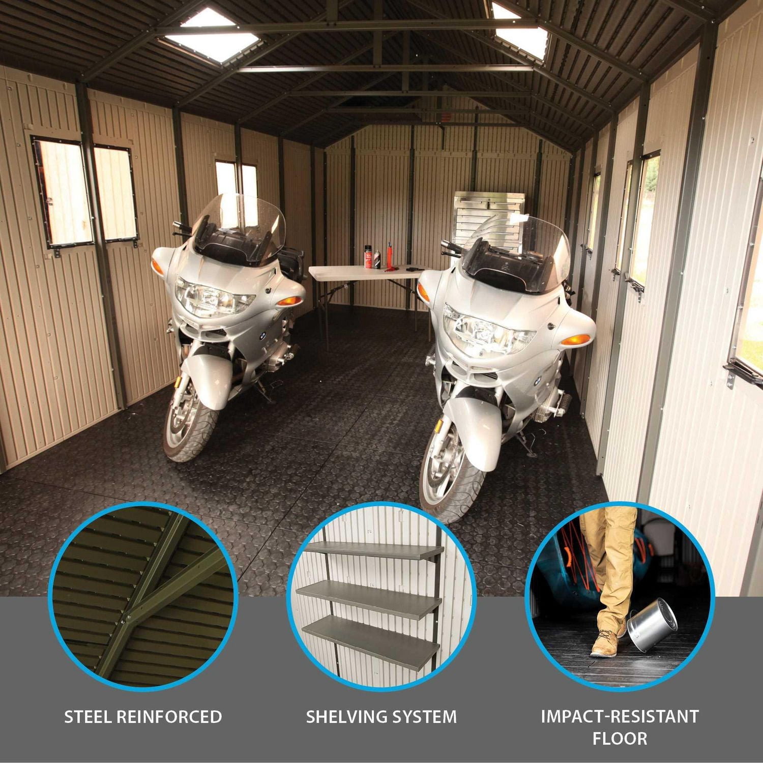 LIFETIME 11 Ft. X 21 Ft. Outdoor Storage Shed