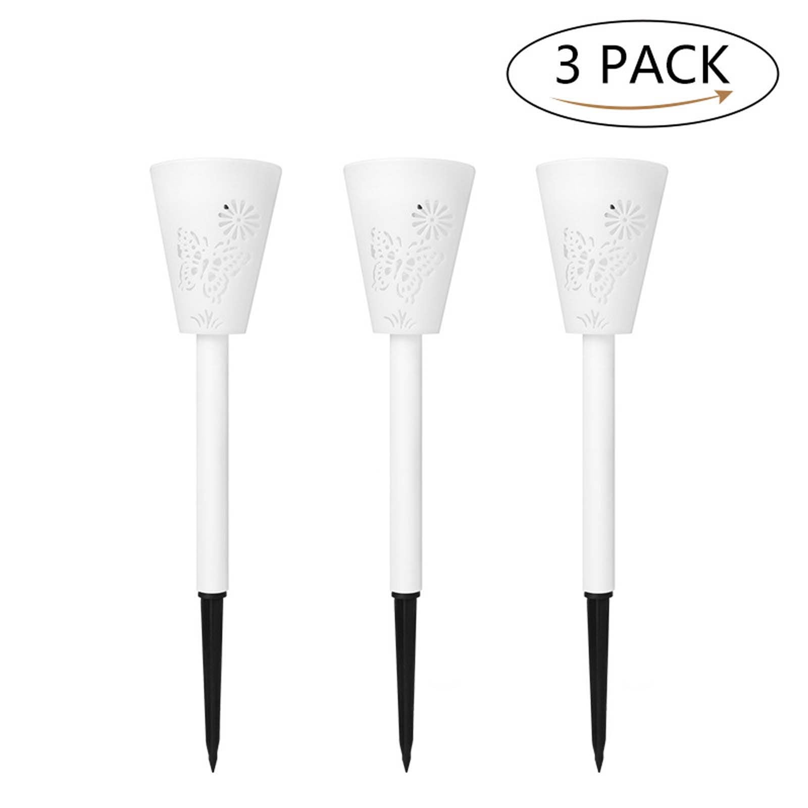 3 pcs Solar Garden Lights, Solar Lanterns Metal Butterfly Decor, Solar Lights Waterproof Outdoor Hanging Lantern Decorations for Patio Lawn Yard Decorative Butterfly Gifts, Mother's Day Gift