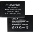 thumbnail image 4 of LPE12 Batteries Replacement 7.4V, 1250mAh LP-E12 Battery Suitable for Canon EOS M10 / EOS M50 / EOS M200 /, 4 of 4