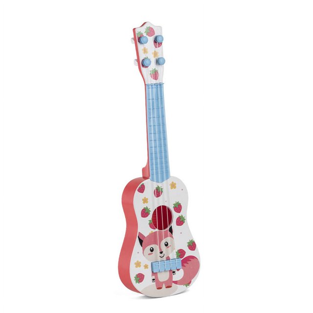 <p>Kids Ukulele, Guitar Toy Compact Cartoon Pattern For Children</p>