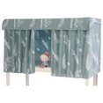 thumbnail image 1 of Coofit Ensemble de Rideaux pour Lit Superposé, Antipoussière, pour Lit Simple, Auvent de Lit, Rideau en Tissu Occultant, 1 of 7