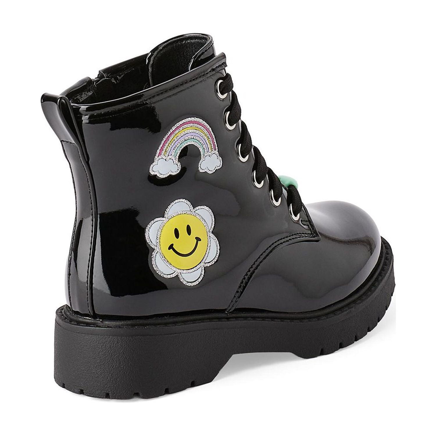 George Girls' Embroidered Combat Boots