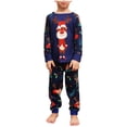 thumbnail image 2 of Pyjama Garçons Garçons Filles Noël Mode Mignon Imprimé Faon Haut Pantalon Ensemble Famille Parent-Enfant Porter Enfant Pyjama Mignon en Liquidation, 2 of 5