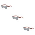 thumbnail image 4 of Maytalsory Wooden Men Lightweight Frame Unisex Polarized Lens Protection Handmade Driving Eyewear silver 3Set, 4 of 6