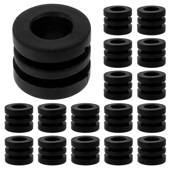 Foosball Table Replacement Parts Black 16Pcs 3.00X3.00X2.50CM