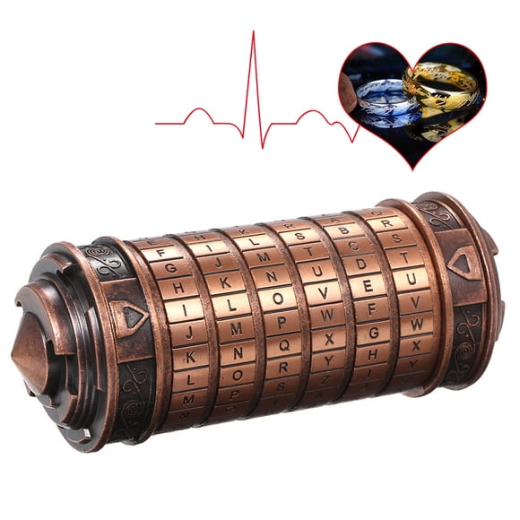 Jouet Mot de Passe Serrure en Métal Cadeau de Mariage Cadeau de la Saint-Valentin Cadeau Mot de Passe