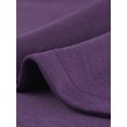 thumbnail image 5 of INSPIRE CHIC Boléro Ouvert pour Femme, Ourlet Arrondi, Cardigan Court, Violet Foncé, TG, 5 of 5