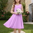 thumbnail image 2 of Yuyuzo Robes Midi d'Été pour Filles Amples Décontractées Sans Manches Mignonnes Ligne A Fluides Robe d'Été avec Poches, 2 of 7
