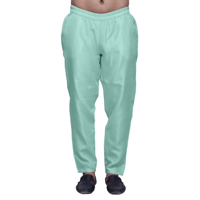 Atasi Dupion Adjustable Solid Readymade Pajama Ethnic Wear Mens Bottom Pant