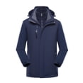 thumbnail image 1 of Qertyioot Plus Size Coat for Womens,Ladies Fleece Thickened Warm Hooded Reversible Jacket, 1 of 2