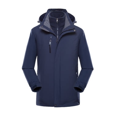 Pisexur Women's Waterproof Ski Jacket Winter Coat Windbreaker Fleece Inner Detachable Hood Snow Hiking Outdoor
