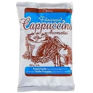 Dure Foods LTD. Vanille française Cappuccino 6x907g (2lb) sacs pour distributeurs automatiques de café et distributeurs automatiques