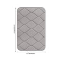thumbnail image 3 of SPOORYYO Water-Absorbent Non-Slip Microfiber Bathroom Mat Machine Washable Rug for Kitchen and Living Room, 3 of 8