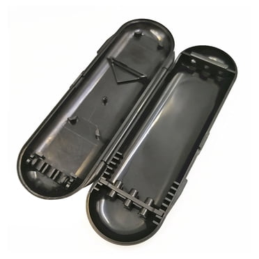 CIMAXIC 2pcs Portable Dart Plastic Case Durable Boomerang Storage Box Professional Game Darts Carrying Container Holder (Black),5.71"X1.89"X0.79"