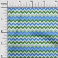 thumbnail image 2 of oneOone Rayon Medium Blue Fabric Chevron Craft Projects Decor Fabric Printed By The Yard 56 Inch Wide-8S, 2 of 5